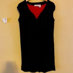 DKNY two layer mini dress